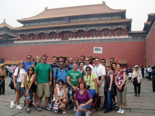 Class of 2012 during International Study trip to China