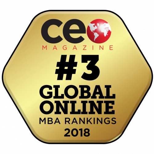 London-based CEO Magazine ranked the Otago Online MBA the 3rd best in the world.
